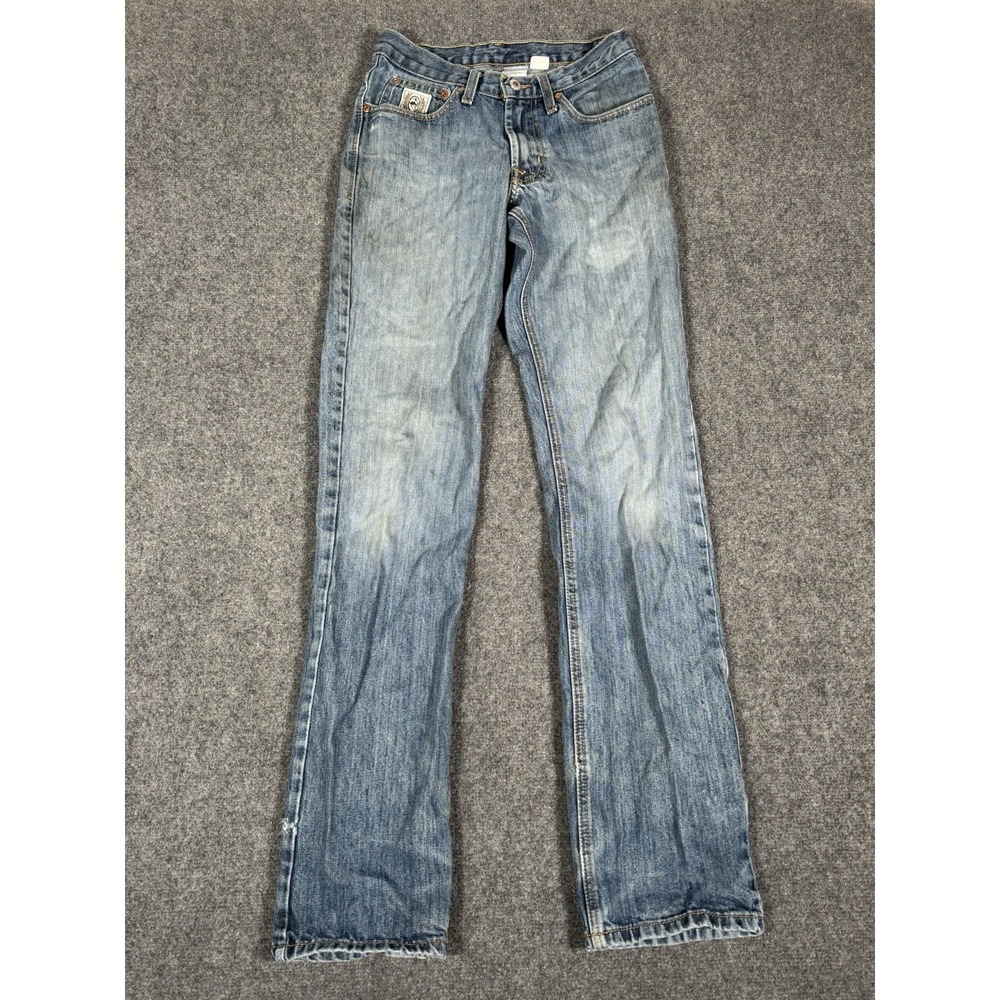 Cinch Jeans Mens 28x34 Blue Straight Leg Western Workwear Rigid Denim Pants